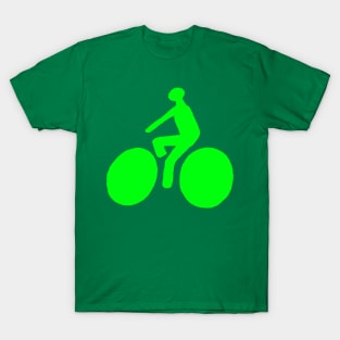 Green bicycle T-Shirt